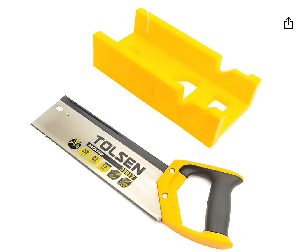 Tolsen Mitre box with back saw set