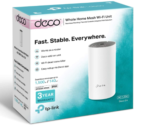 TP-Link Deco E4 Whole Home Wi-Fi
