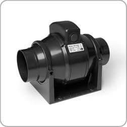 Manrose, MF 100T, black (100mm diameter) High Velocity, Waterproof