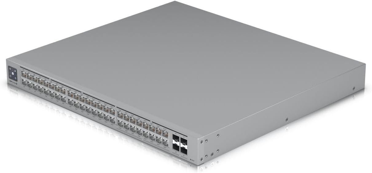 UBIQUITI USW-PRO-MAX-48-POE-EU UNIFI 48 PORT MULTI-GIGABIT POE++ SWITCH, WITH LAYER3 FEATURES AND ETHERLIGHTING