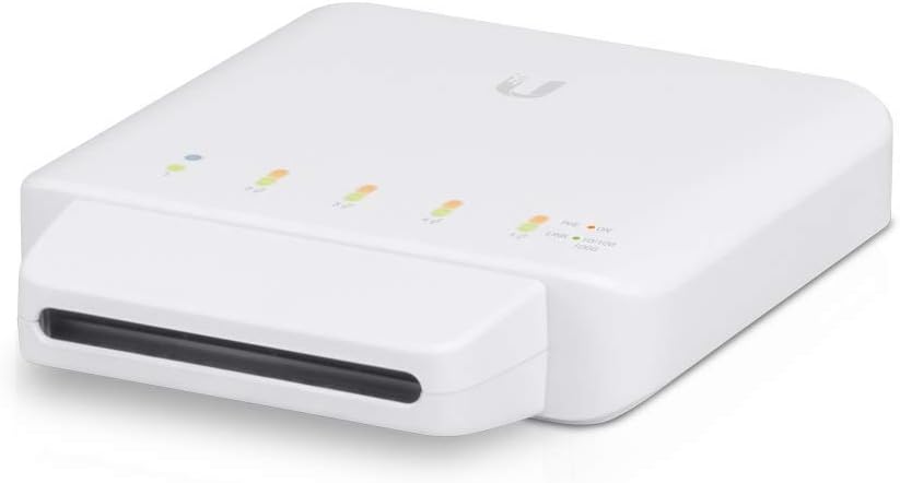 UBIQUITI USW-FLEX UNIFI SWITCH 5X GIGABIT ETHERNET (1X INPUT POE 4X OUTPUT POE) 46W
