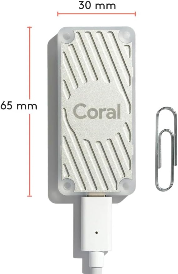 Google Coral USB Edge TPU ML Accelerator coprocessor for Raspberry Pi and Other Embedded Single Board Computers