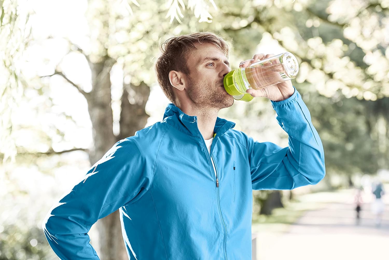 BRITA S1186 Water Filter bottle, reduces chlorine and organic impurities, BPA free, Lime, 600ml