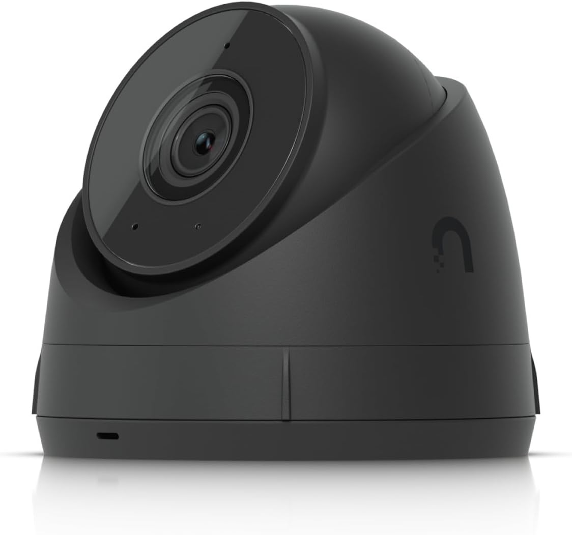 UniFi G5 Turret Ultra Black Edition Ubiquiti 2K HD PoE Surveillance Camera, Wide Angle 102.4°, 30 m Night Vision, AI Detection, Microphone, PoE Connector, Weatherproof UVC-G5-TURRET-ULTRA