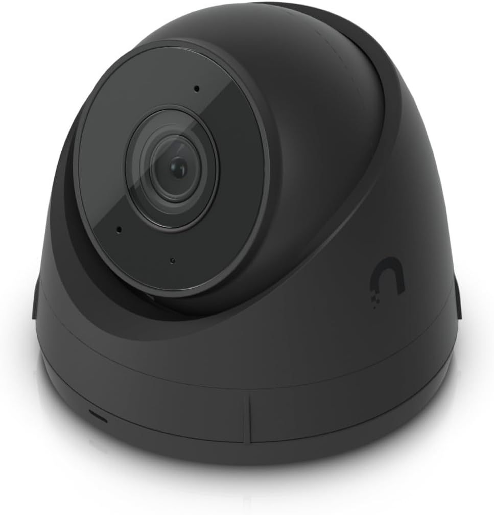 UniFi G5 Turret Ultra Black Edition Ubiquiti 2K HD PoE Surveillance Camera, Wide Angle 102.4°, 30 m Night Vision, AI Detection, Microphone, PoE Connector, Weatherproof UVC-G5-TURRET-ULTRA