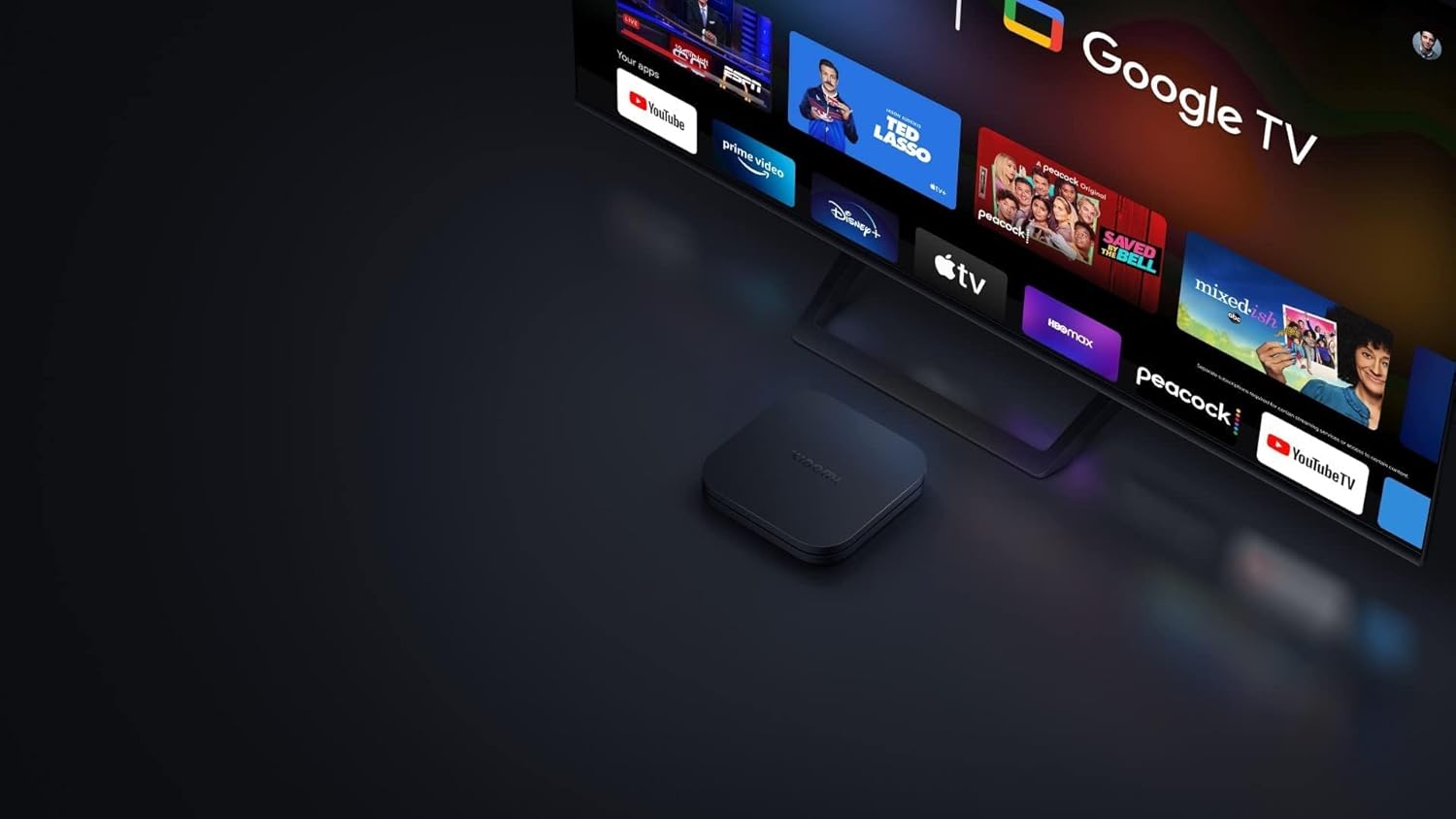 Xiaomi Mi Box S 2nd Gen - 4K Ultra HD android TV Streaming Media Player with Google Assistant & Chromecast Built-In (UK Version + 2 Years Warranty)- Black