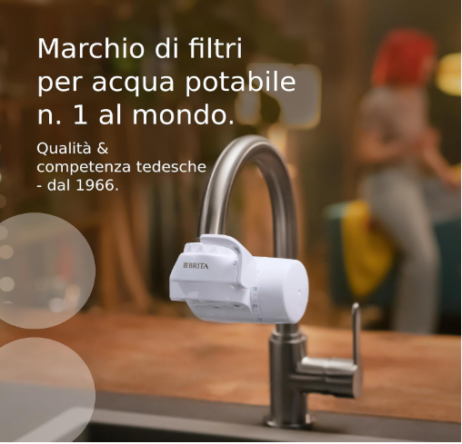 Brita 1052382 Filtro TAP V, Extra-fine Ionic Exchanger Natural Activated Carbon Microgranules Additional mesh Filter, White