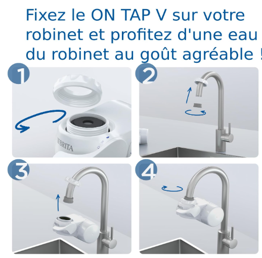 BRITA ON TAP V System, White, One Size