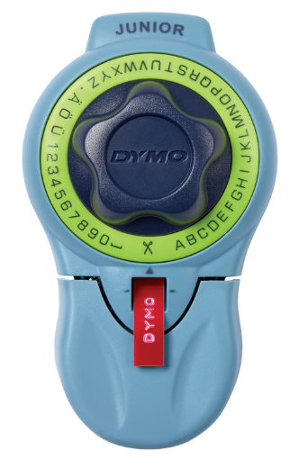 DYMO Junior Home Embossing Label Maker | 42 Character Wheel with Large Knob | No Batteries Required 2174602