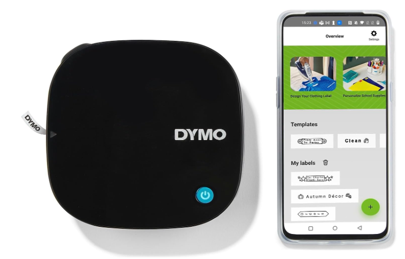 DYMO LetraTag 200B Portable Thermal Bluetooth Label Maker, 1.77 x 4.72 x 4.72