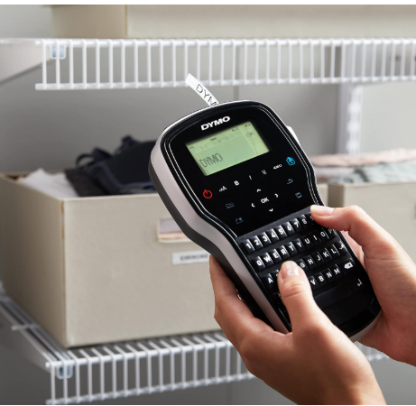 DYMO LabelManager 280 Rechargeable Handheld Label Maker Kit | QWERTY Keyboard | with 2 Rolls of D1 Labels & Carrying Case