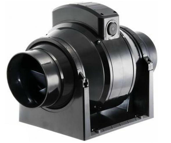 Manrose, MF 100T, black (100mm diameter) High Velocity, Waterproof