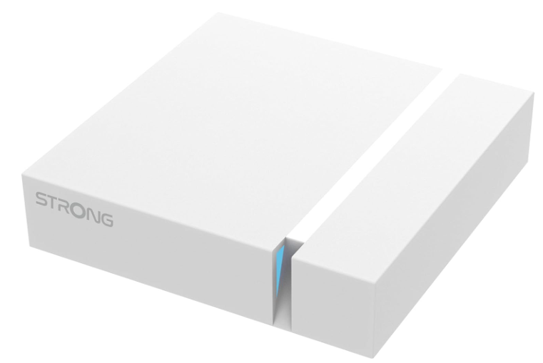 STRONG - 4K UHD Android TV Streaming Box - Leap-S3+ - Chromecast Built-in - Google Voice Assistant Compatible - Dolby Atmos & Dolby Vision - Easy to Install - White