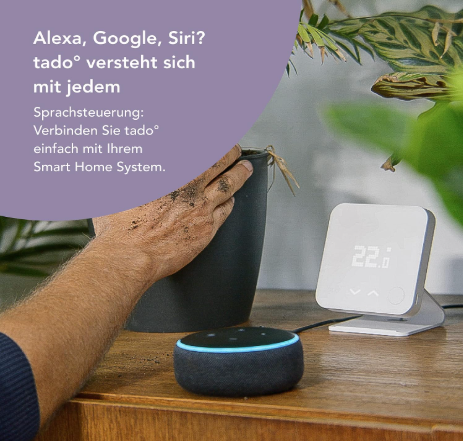 Tado° Wired Smart Thermostat Starter Kit V3+ – Intelligent Heating Control, Easy DIY Installation, Designed in Germany, Works with Alexa, Siri & Google Assistant