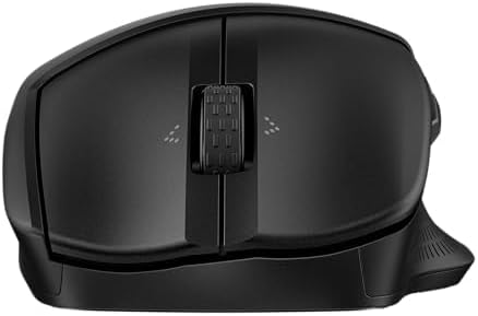 HP 480 Comfort Bluetooth Mouse | Connect up to 3 Devices | 6 Programmable Buttons | 4D Scroll Wheel | Ergonomic | 4000 DPI | Soft Side Grips | Quiet Clicks | Windows 10, 11 and macOS | Black