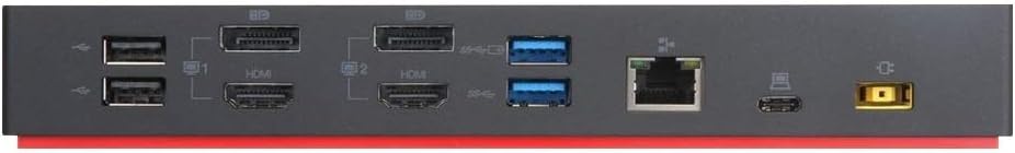 Lenovo ThinkPad Hybrid USB-C with USB-A Dock - Docking Station - 2 x HDMI, 2 x DisplayPort - GigE - 40AF0135EU