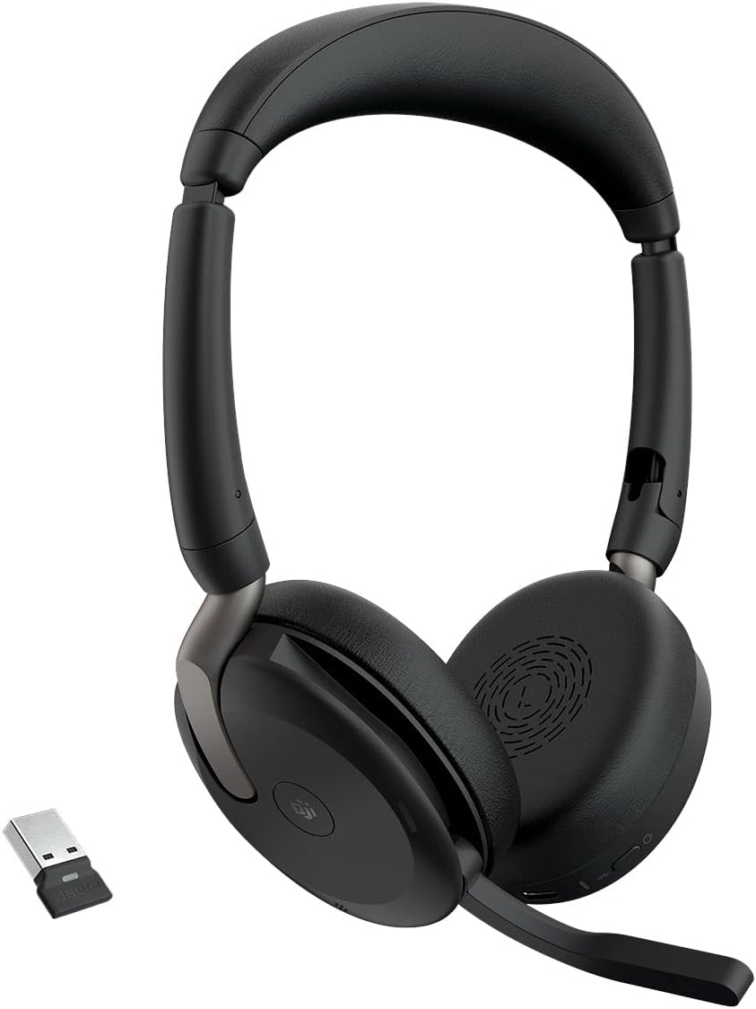 Jabra Evolve2 65 Flex Wireless Stereo Headset with Bluetooth