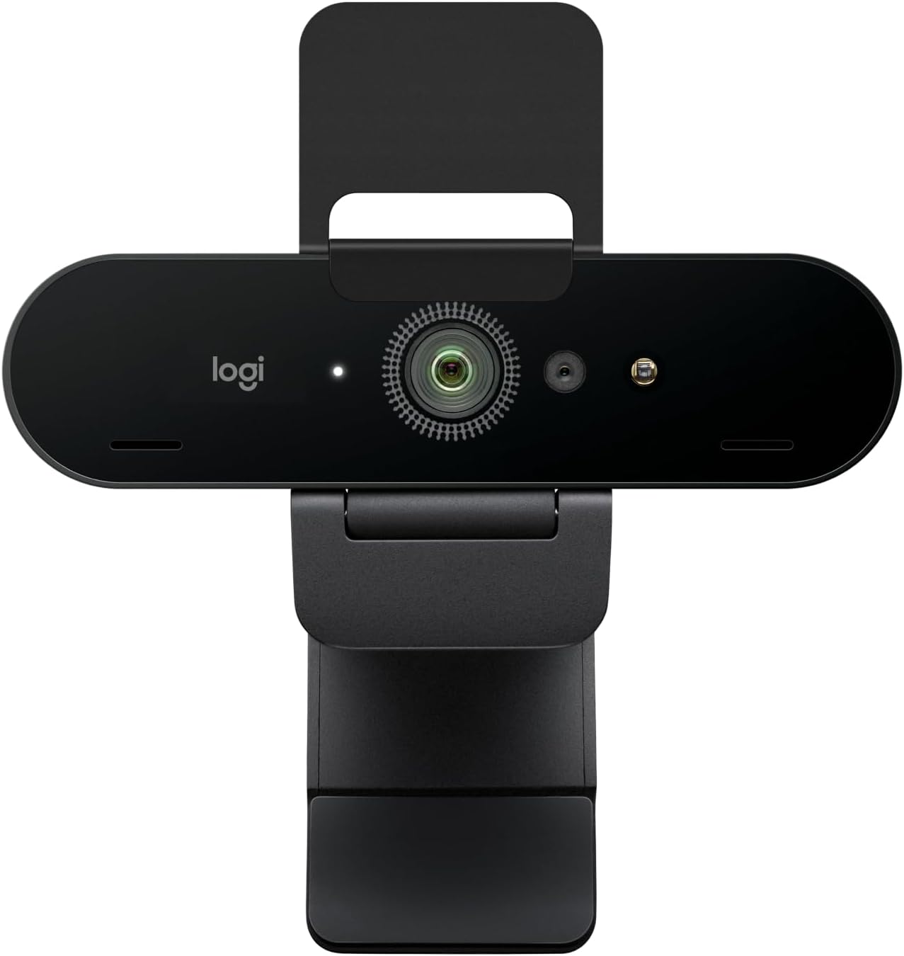 Logitech Brio 4K Webcam, Video Calling, Noise-Cancelling mic, HD Auto Light Correction, Wide Field of View, Works with Microsoft Teams, Zoom, Google Voice, Google Meet, PC/Mac/Laptop/Macbook/Tablet