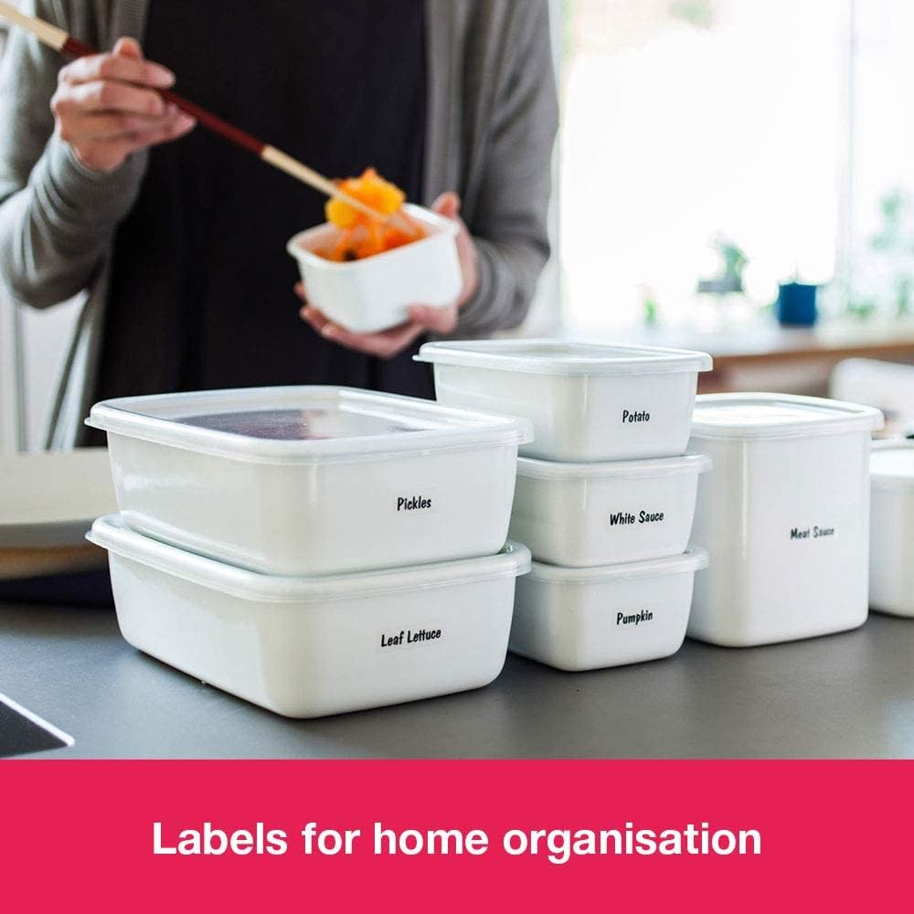 BROTHER PT-P300BT Label Maker, Bluetooth, P-Touch 'CUBE' Label Printer, Portable, Up to 12mm Labels, Includes 12mm Black on White Tape Cassette