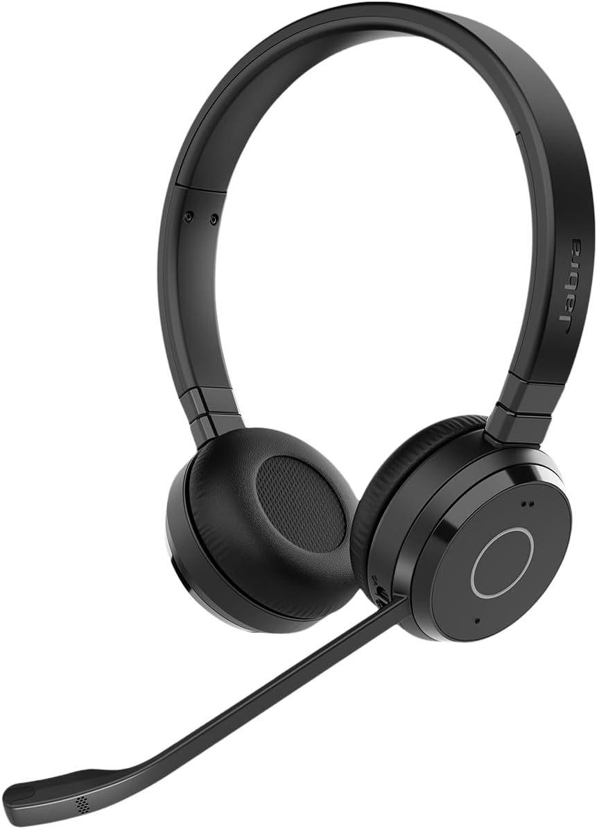 Jabra Evolve 65 TE wireless stereo headphones Microsoft Teams certified