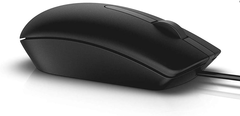 Dell MS116 - Mouse - Optical - 2 Buttons - Wired - USB - Black - Retail - for Inspiron 17R 57XX, 17R 7720, Latitude D630, Optiplex 50XX, 5250, 90XX, XPS One 27XX