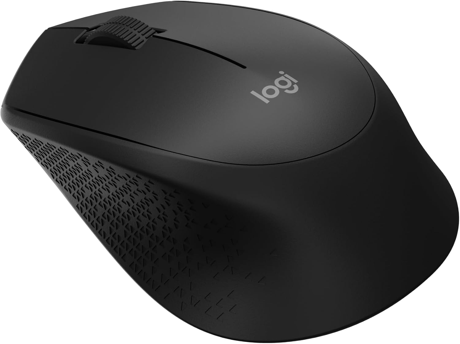 Logitech M280 Wireless Mouse, 2.4 GHz with USB Nano Receiver, 1000 DPI Optical Tracking, 3 Buttons, 18 Month Battery, Compatible with PC, Mac, Laptop, Chromebook – Black