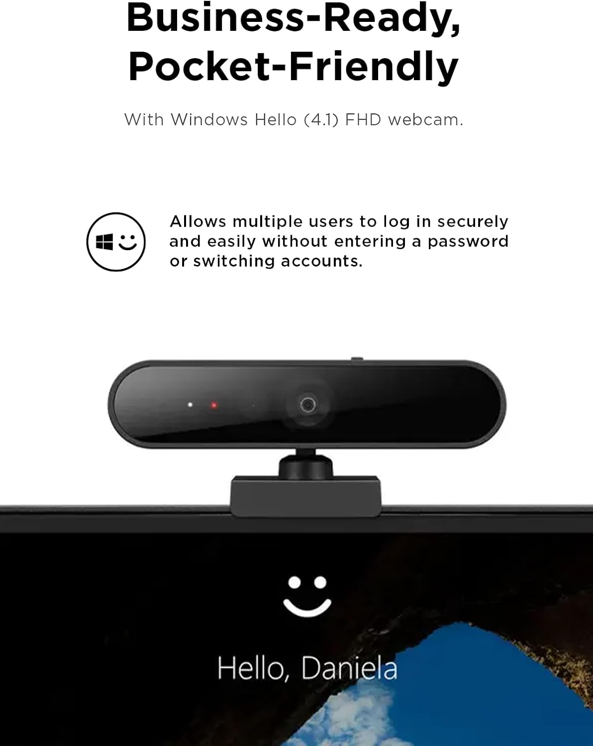 Lenovo Performance FHD Webcam - Webcam - Pan/Tilt