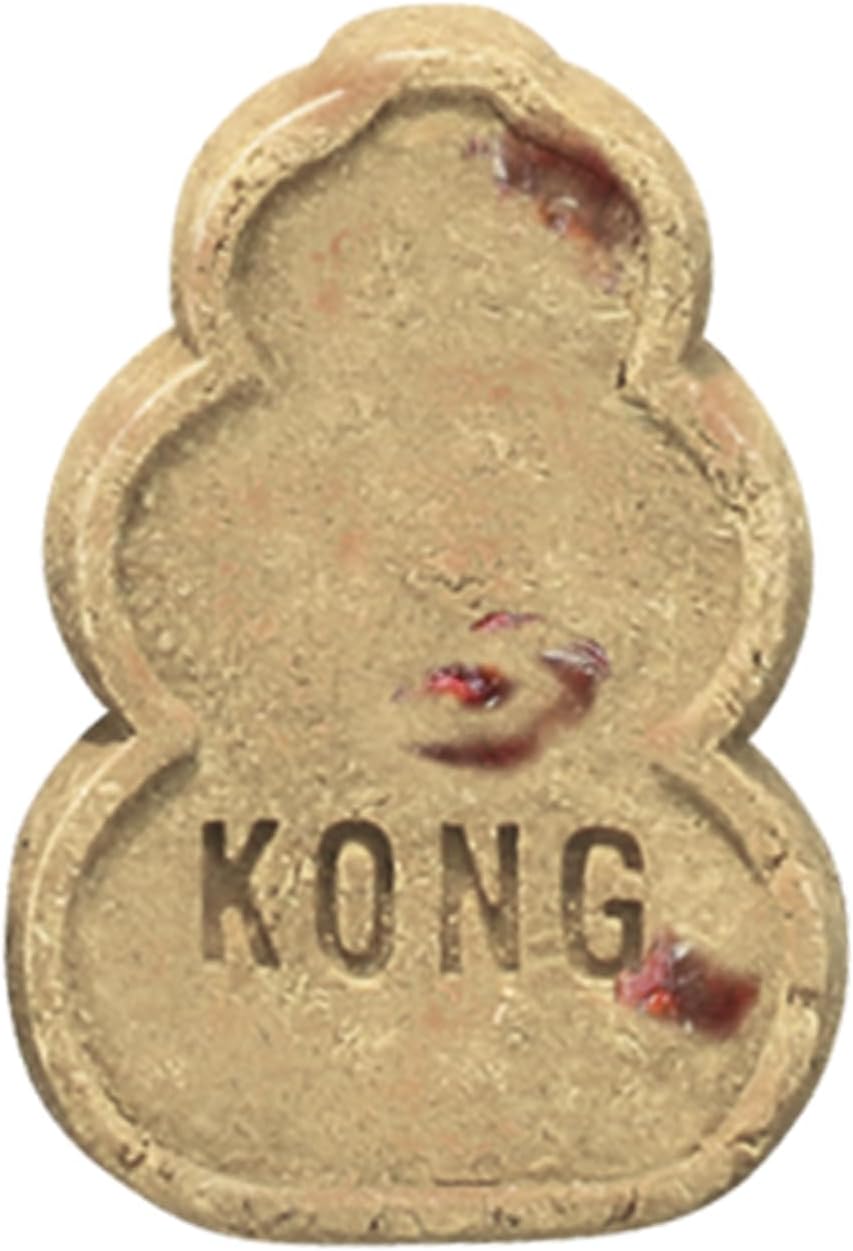 KONG - Snacks - All Natural Dog Treats (Best used Rubber Toys) - Bacon and Cheese Biscuits - For Large Dogs