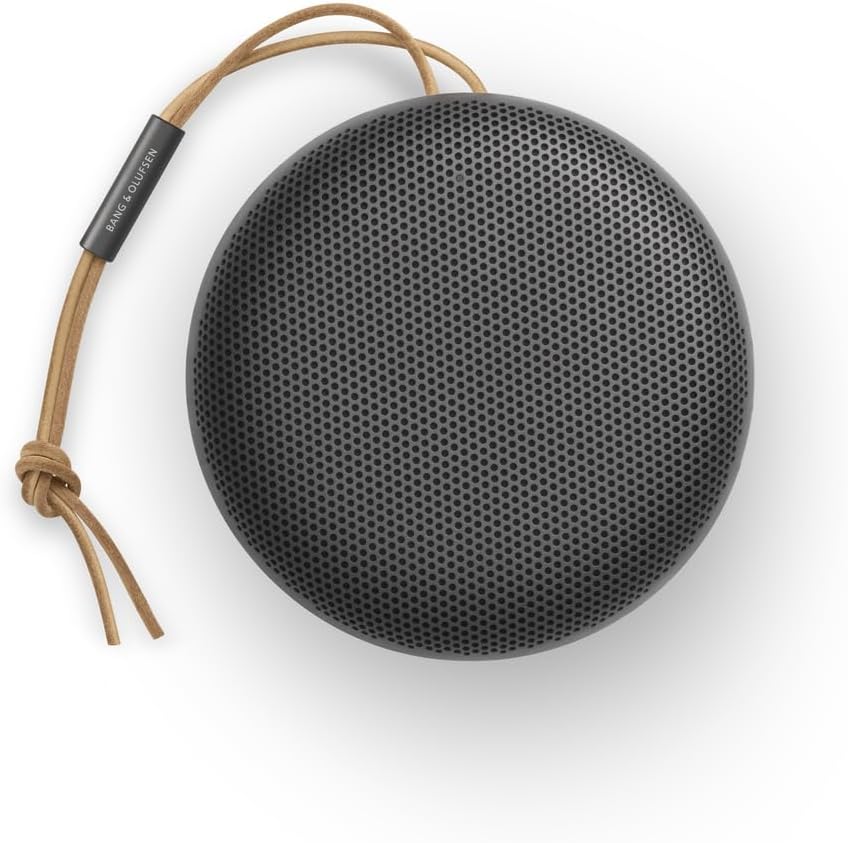 Bang & Olufsen Beosound A1 (2nd Gen) - Premium Wireless Portable IP67 Waterproof Bluetooth Speaker Wireless with 360 Degree Sound, Alexa Voice Assistant, Speakerphone, Up to 18 Hrs Playtime - Black
