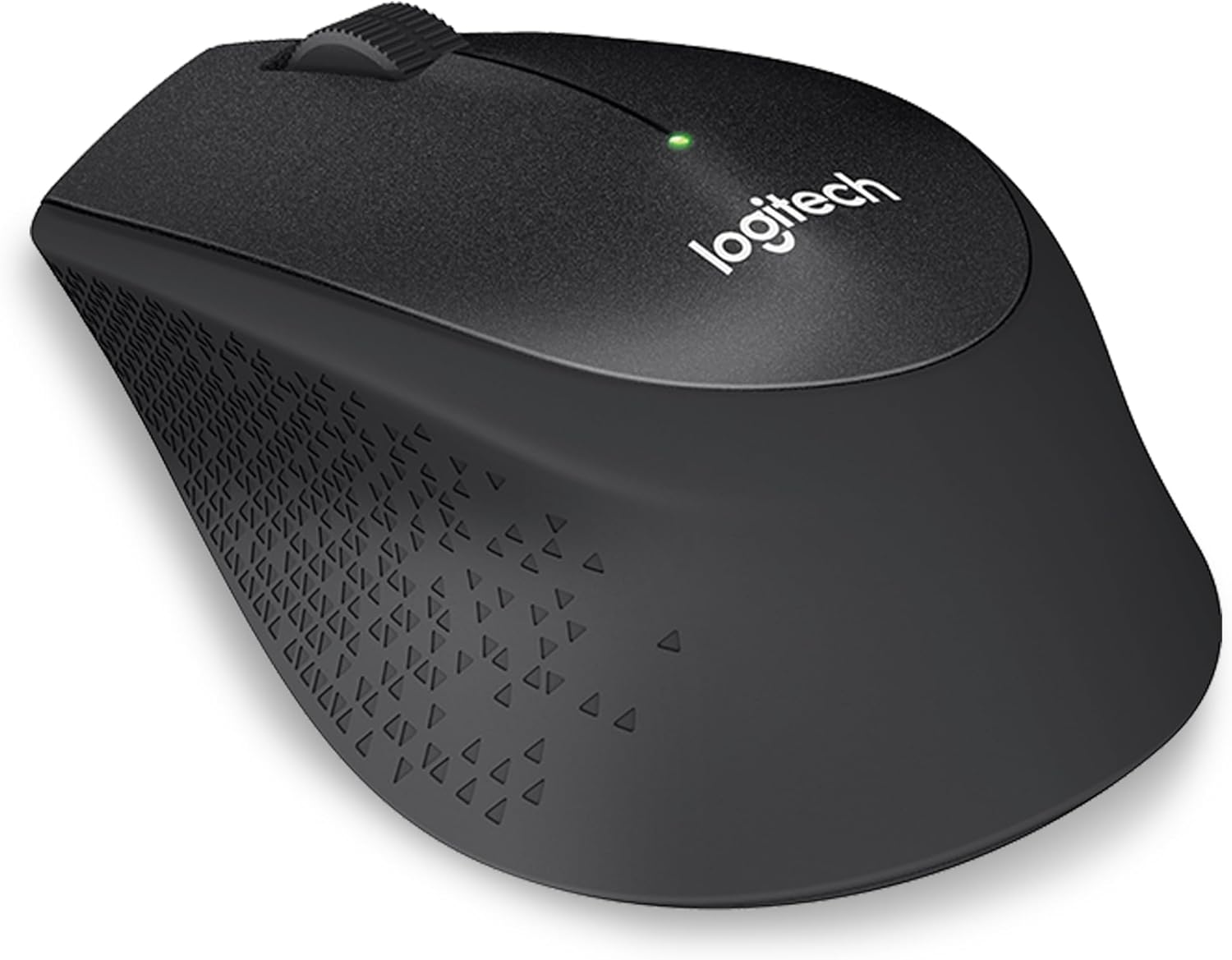 Logitech M330 SILENT PLUS Wireless Mouse, 2.4GHz with USB Nano Receiver, 1000 DPI Optical Tracking, 2-year Battery Life, Compatible with PC, Mac, Laptop, Chromebook – Black