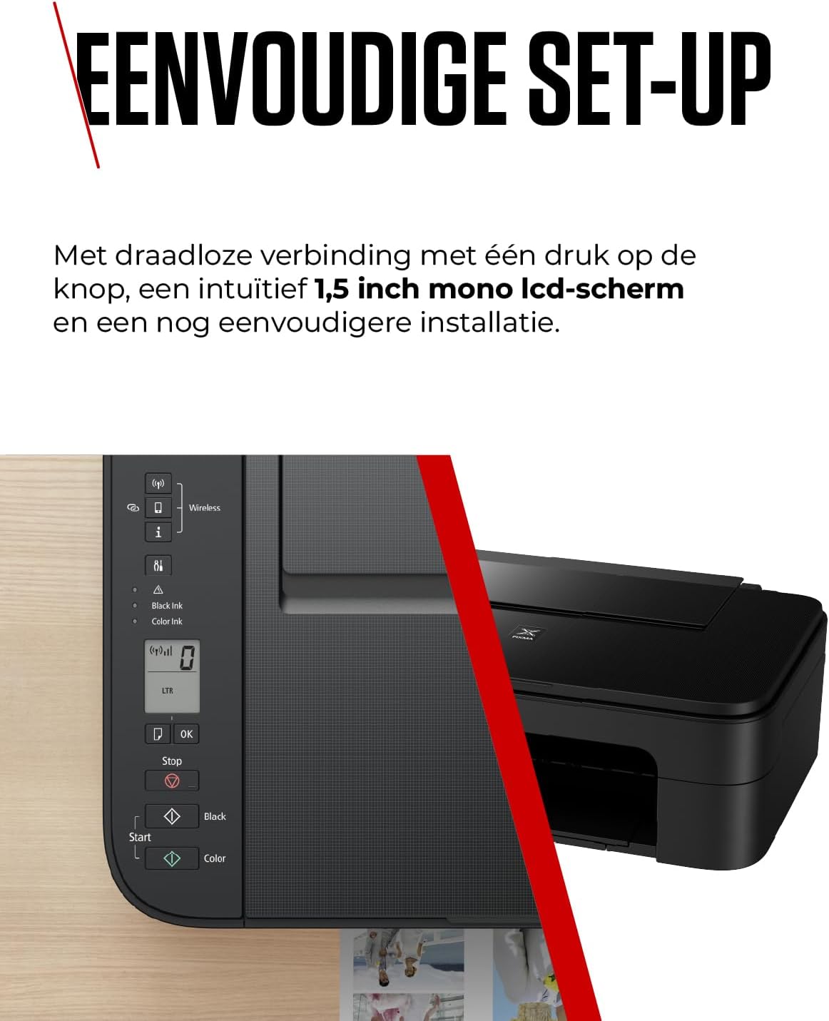 Canon PIXMA TS3350 Series - All-in-One Printers for Home Use with LCD Display | Wireless for Easy Printing From Your Smartphone | Canon Printer Home Printers