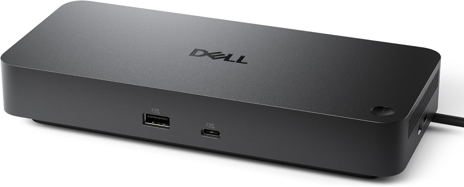 Dell Pro Dock WD25 – USB-C Docking station with 100W Charging, 4 Display Support, 2x DP 1.4, HDMI 2.1, 6 USB Ports, High-Speed 2.5 Gigabit Ethernet, Sustainable Compact Design