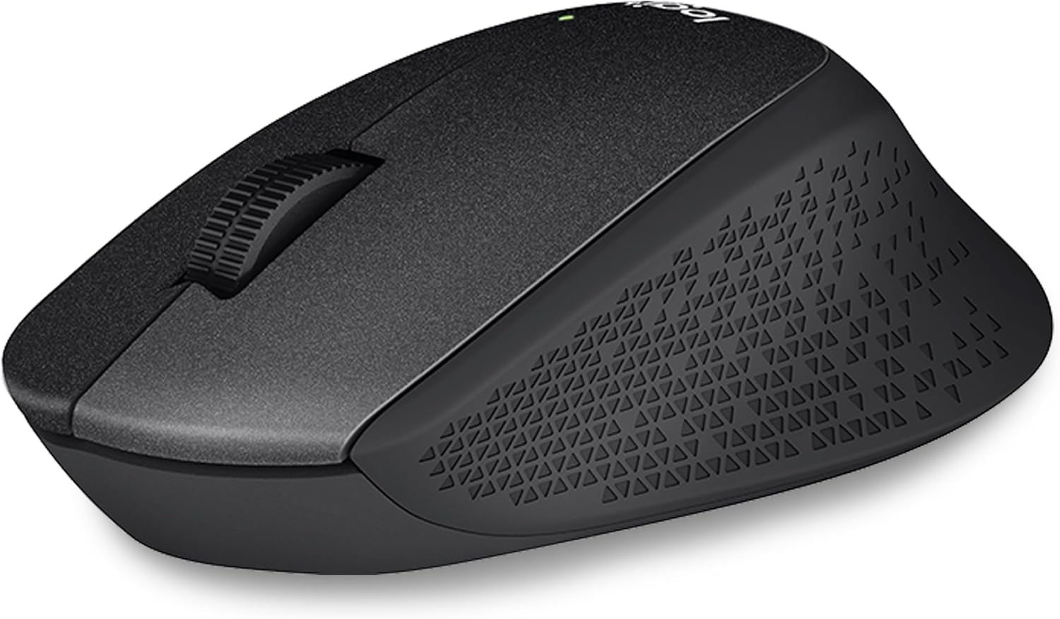 Logitech M330 SILENT PLUS Wireless Mouse, 2.4GHz with USB Nano Receiver, 1000 DPI Optical Tracking, 2-year Battery Life, Compatible with PC, Mac, Laptop, Chromebook - Black