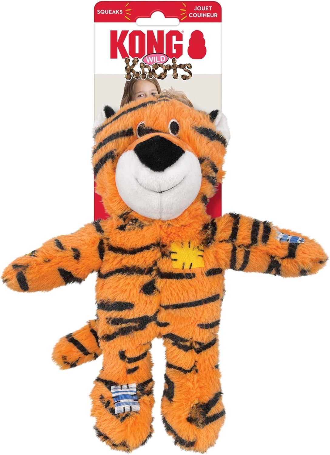 KONG Wild Knots Tiger Medium/Large Dog Toy