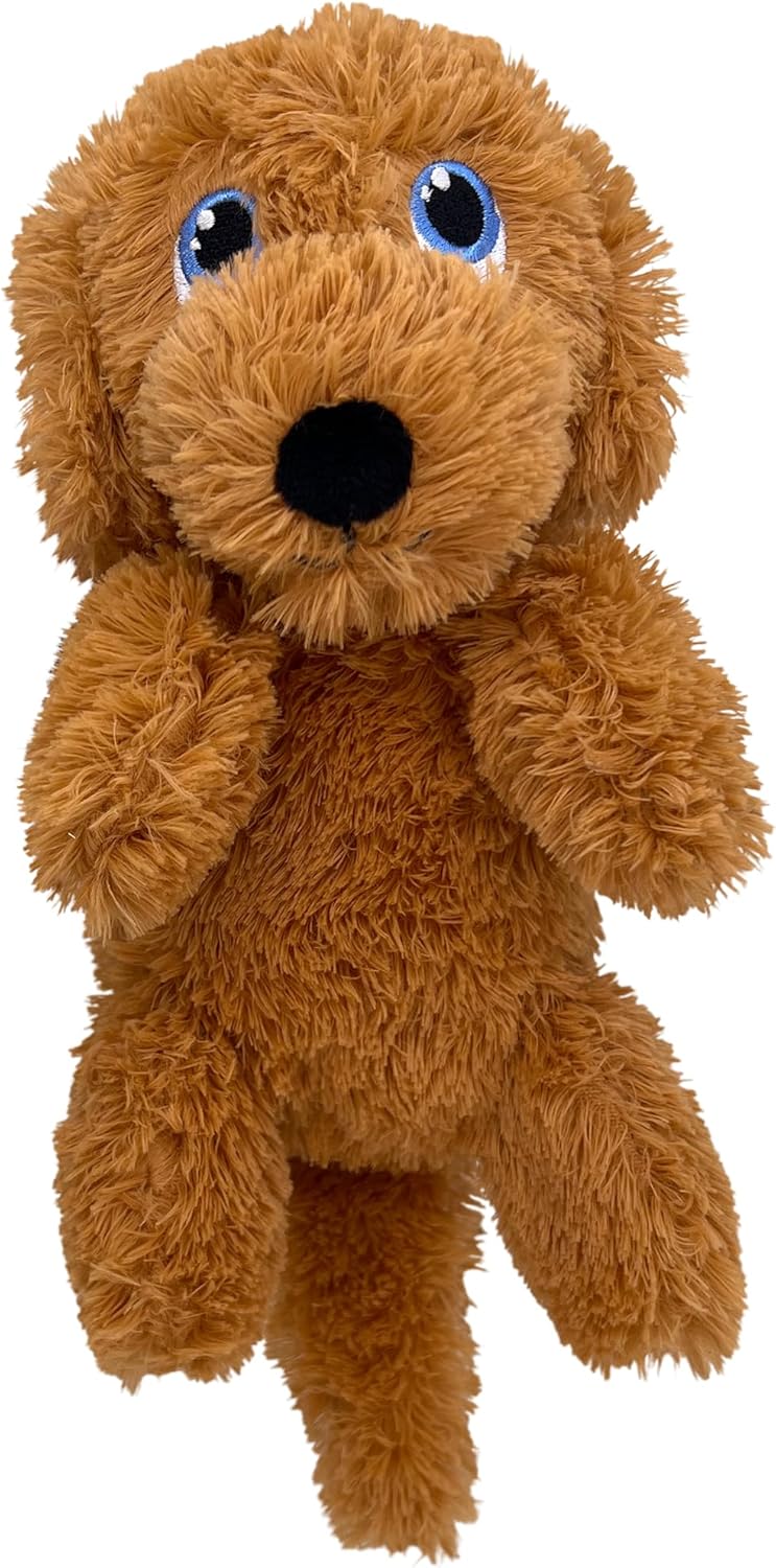 KONG Comfort Pups Low Stuffing Plush  (Medium, Goldie)