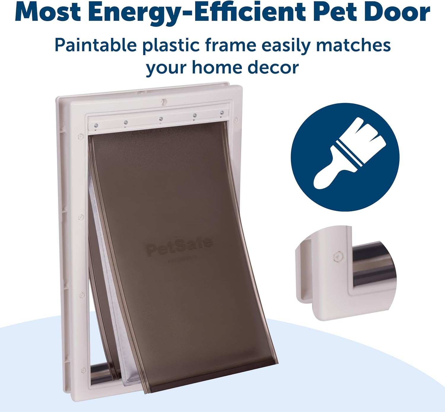 PetSafe Extreme Weather Pet Door Medium, Easy Install, Insulating, Weather Proof, Energy Efficient, 3 Flap System