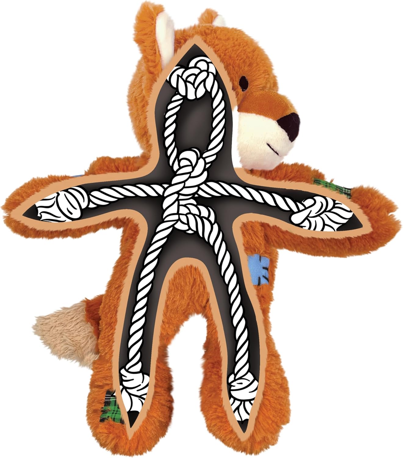KONG Company 38750938: Wild Knots Dog Toy, Fox Sm/Md