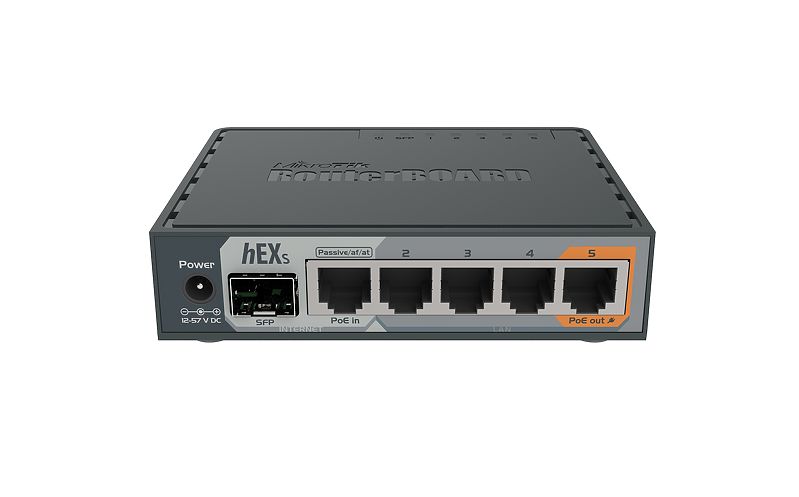 MikroTik hEX S Gigabit Ethernet Router with SFP Port (RB760iGS)