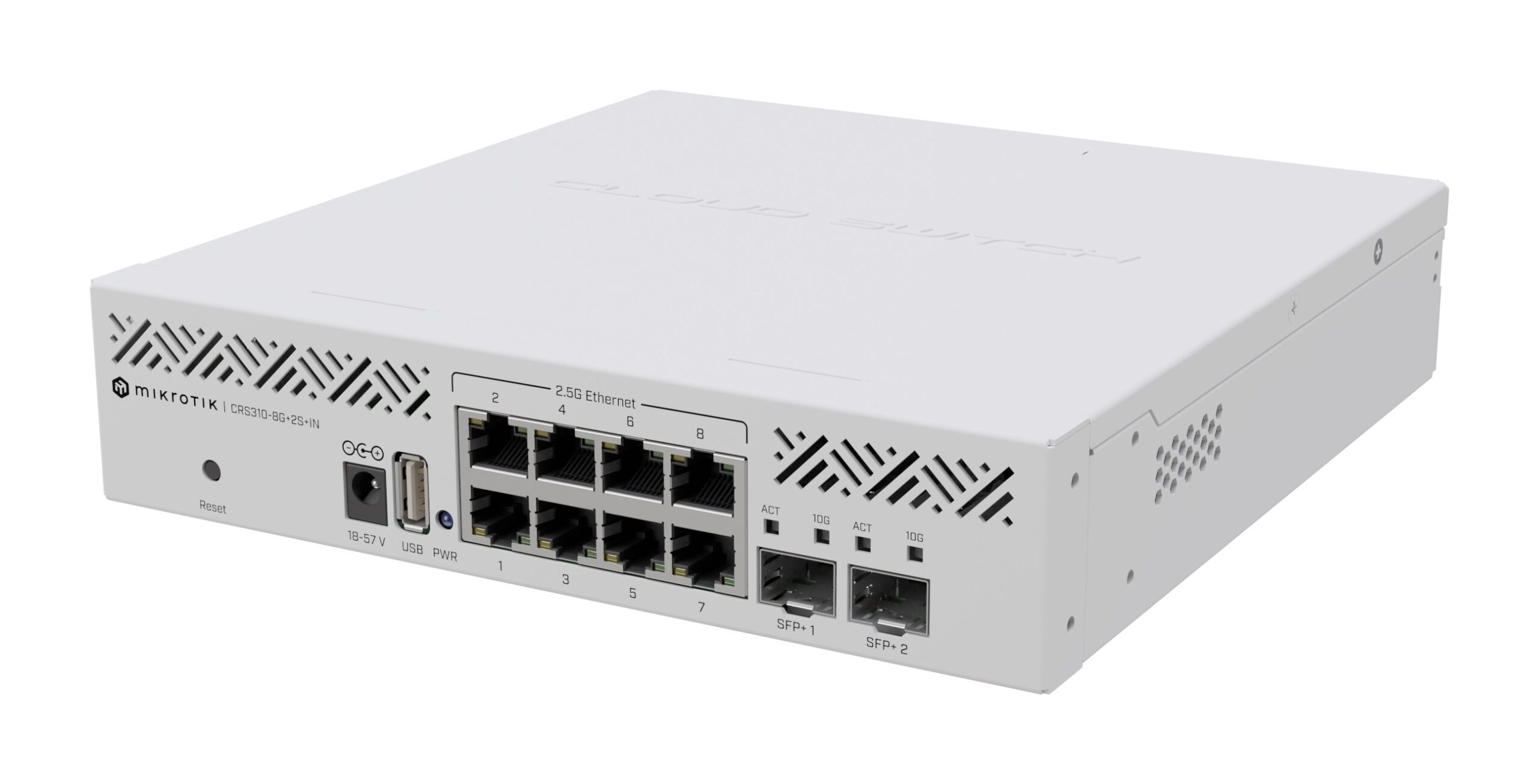 Mikrotik CRS310-8G 2S in: L3 Smart Switch Géré 2.5G Ethernet