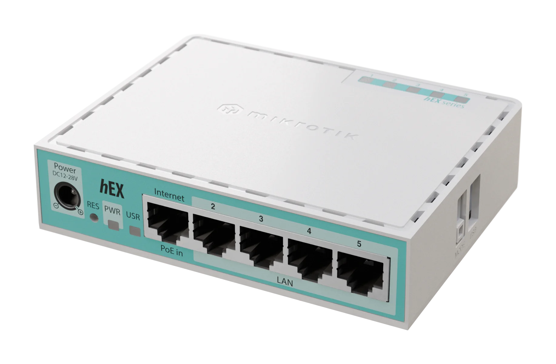 Mikrotik – hEX 5 Port Gigabit 512Mb RAM Router (E50UG)