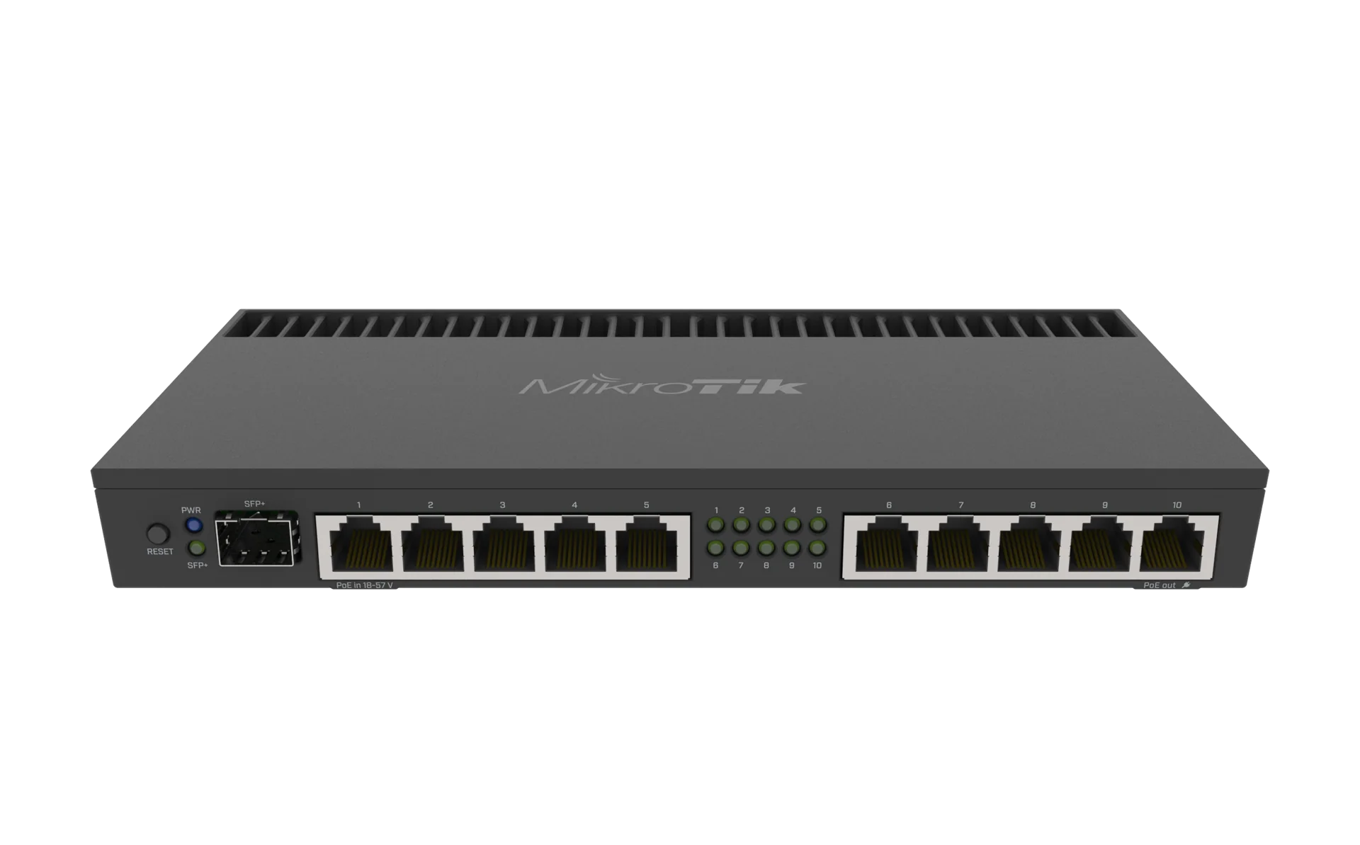 MikroTik RB4011 Ethernet 10-Port Gigabit Router (RB4011iGS+RM)