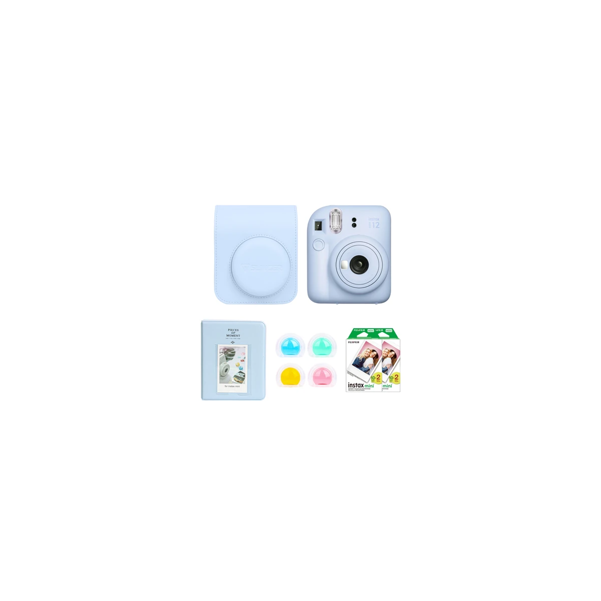 Fujifilm Instax Instant Camera MINI 12 Kit Pastel Blue