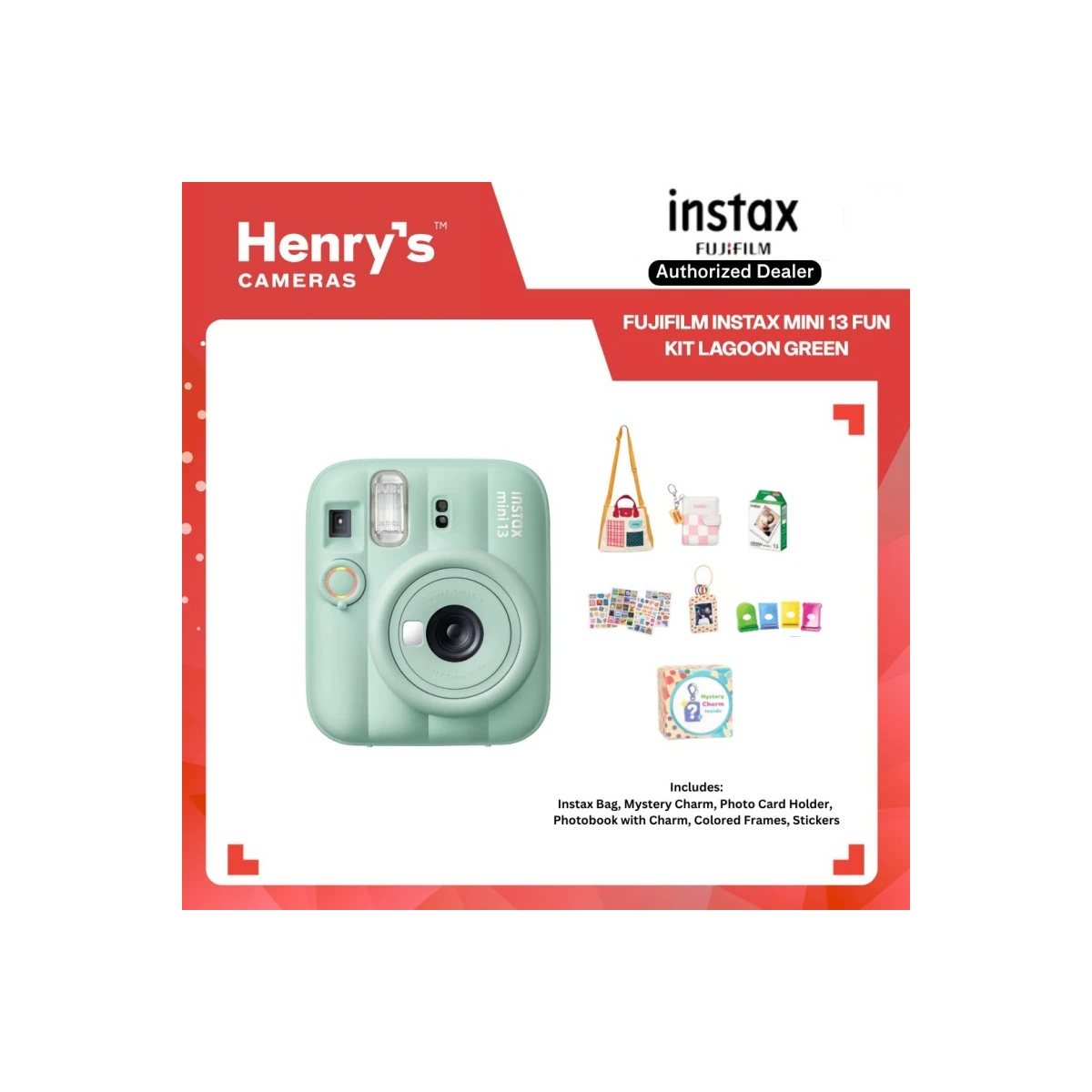Fujifilm Instax Accessory Kit for Mini13 Lagoon Green