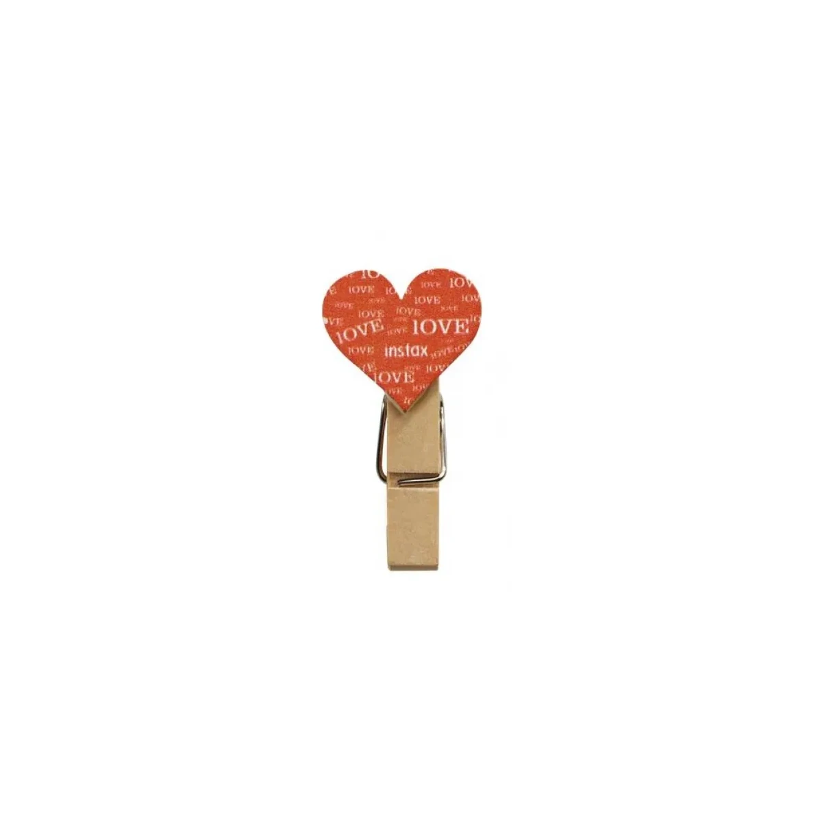 Fujifilm Instax Set of 10 Magnetic Clips, Heart Design
