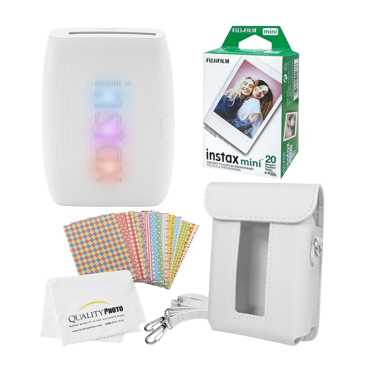 Fujifilm Case for Instax Mini Link 3 Printer, Clay White