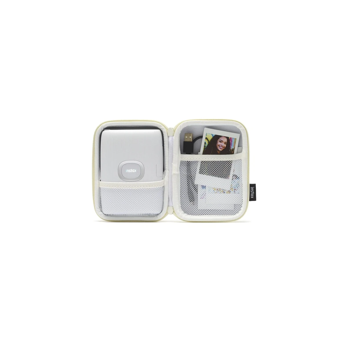 Fujifilm Case for Instax Mini Link 2 Printer, Clay White