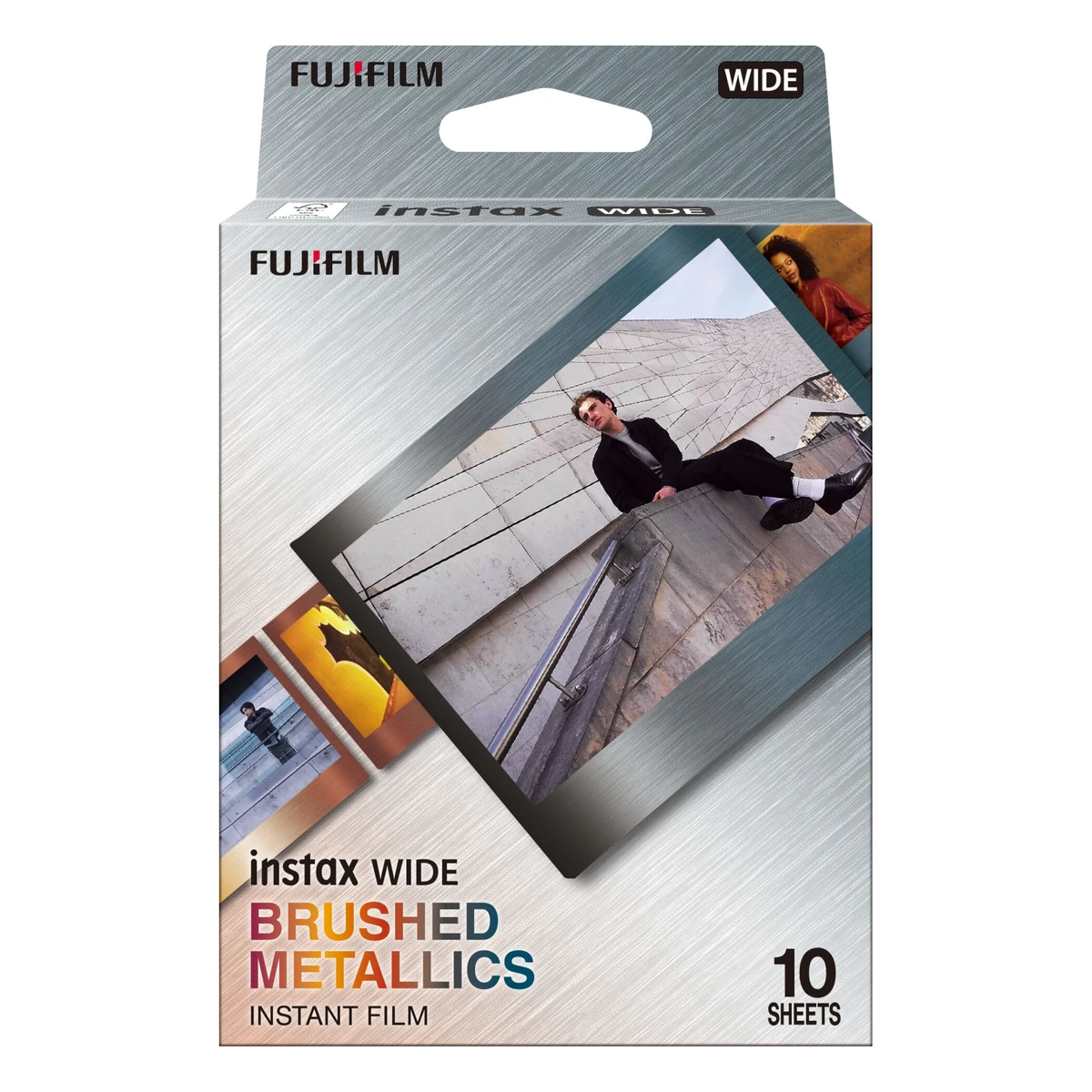 Fujifilm Instax Film Wide Brushed Metal (1×10 photos)