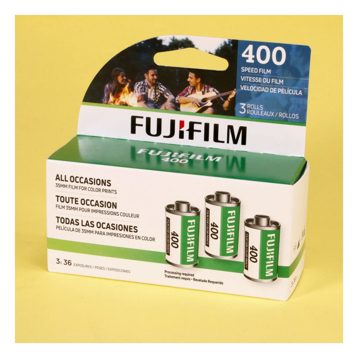 Fujifilm 400-36 35mm Color Negative Film Tripack