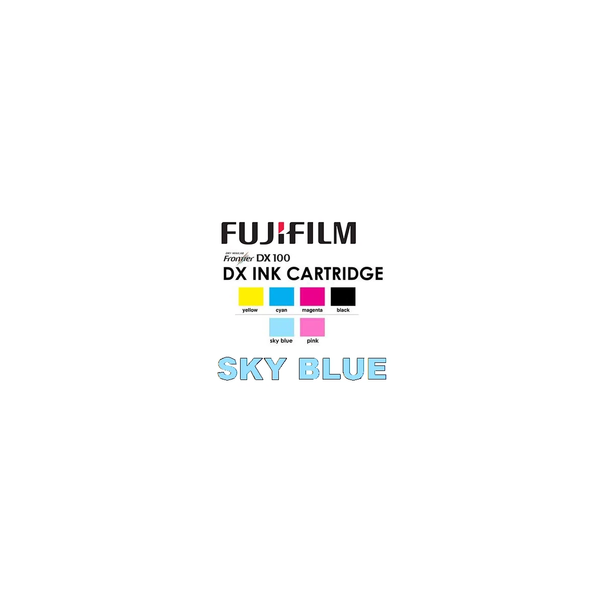 Fujifilm Inkjet Ink Cartridge DX100 200 ml Light Blue