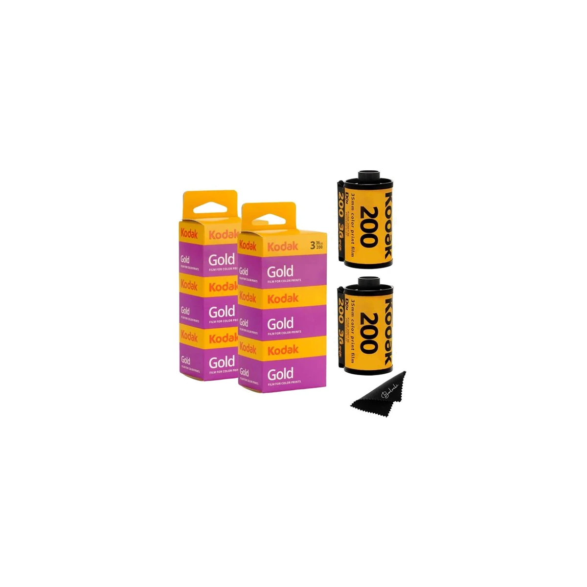 Kodak Gold 200-36 Color Negative Film 35mm Tripack